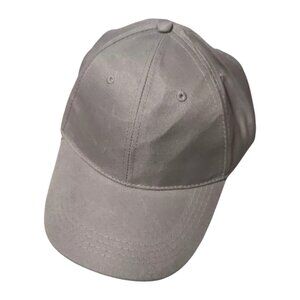 Plain Solid Grey/Gray Baseball Cap Hat